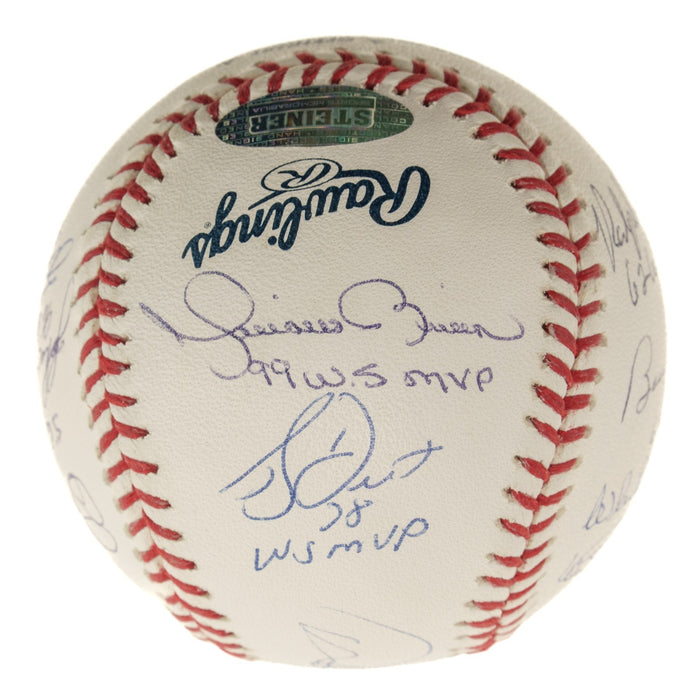 Derek Jeter New York Yankees World Series MVP's Signed Baseball 11 Sigs Steiner