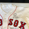 1960's-1970's Boston Red Sox Legends Multi Signed Vintage Jersey