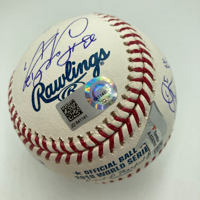 2018 Boston Red Sox World Series Champs Team Signed World Series Baseball JSA