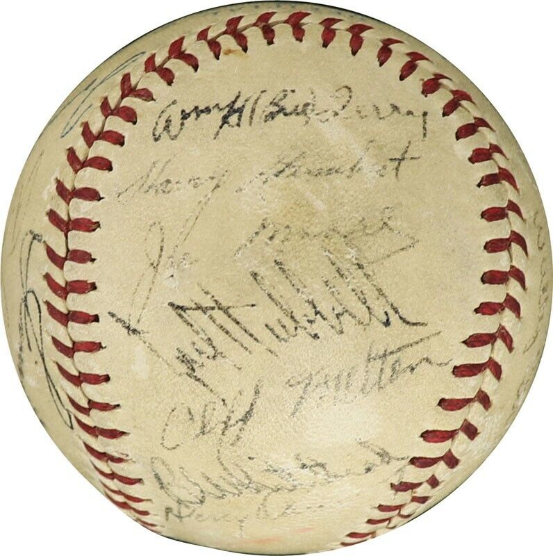 Rare Mel Ott, Joe Dimaggio, Boxing Legend James Braddock Signed Baseball PSA DNA