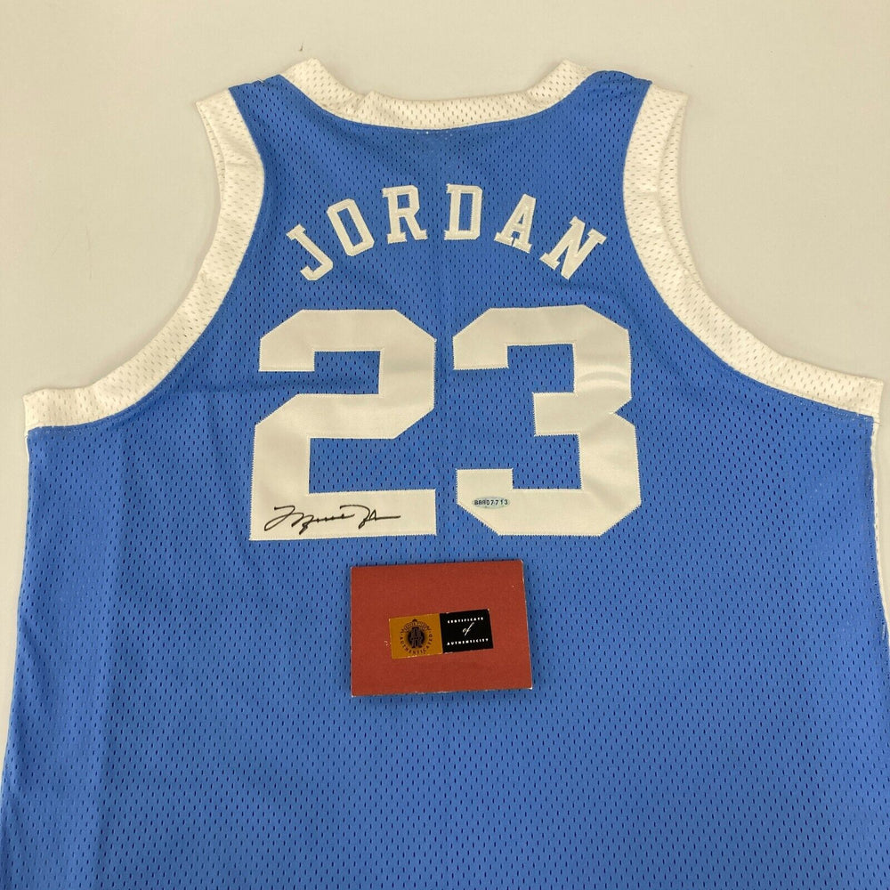 Michael Jordan Signed Nike North Carolina Tar Heels Jersey UDA Upper Deck COA