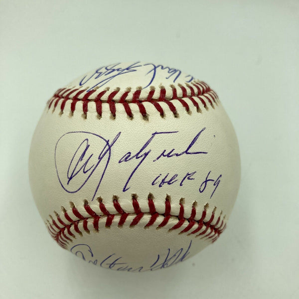 Carl Yastrzemski Carlton Fisk Tom Seaver  Red Sox Legends Signed Baseball JSA