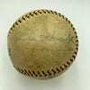 Babe Ruth & Lou Gehrig Dual Signed Official American League Baseball JSA COA