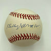 Billy Herman Signed Autographed Official Major League Baseball JSA COA