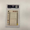 Willie Mays Upper Deck Signed Baseball Card Auto PSA DNA