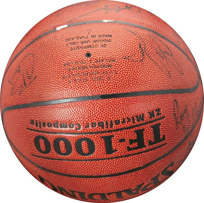 Lebron James Rookie 2004 Olympics Team USA Signed Basketball Tim Duncan JSA COA