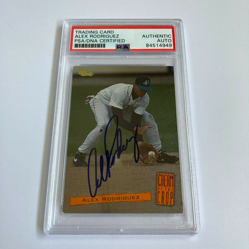 Alex Rodriguez Signed Autographed 1994 Classic RC Rookie Baseball Card PSA DNA