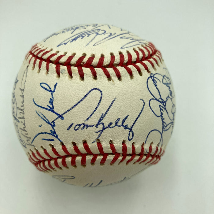 1994 All Star Game Team Signed Baseball Cal Ripken Jr. Kirby Puckett JSA COA