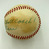 Bart Starr Signed Baseball "This Is Tough To Signed For A Football Coach" PSA