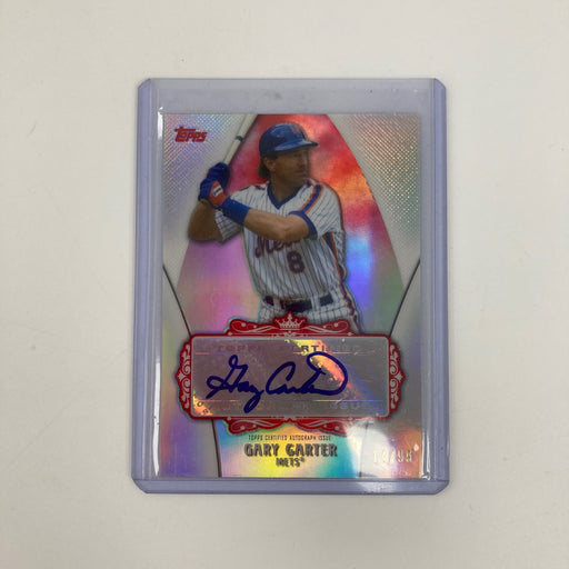 2013 Topps Redemption Replacement Red Refractor Gary Carter Auto #14/99