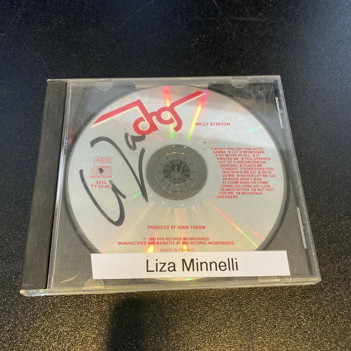 Liza Minnelli Signed Autographed Music CD With JSA COA