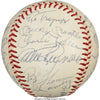 Mickey Mantle & Joe Dimaggio 1969 Old Timers Game HOF Signed Baseball PSA DNA