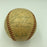 1960 Cleveland Indians Team Signed American League Baseball JSA COA