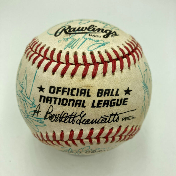 1987 New York Mets Team Signed National League Baseball Gary Carter JSA COA