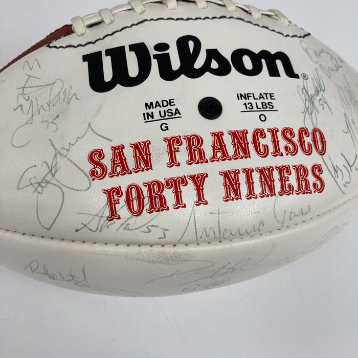 1994 San Francisco 49ers Super Bowl XXIX Champs Team Signed Football JSA COA