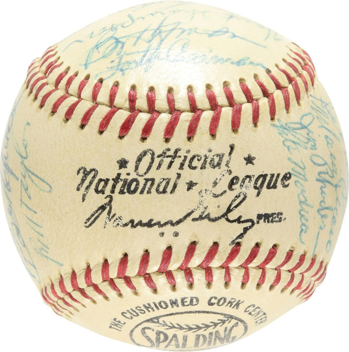The Finest 1954 New York Giants World Series Champs Team Signed Baseball PSA DNA