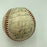 Nice 1953 Milwaukee Braves Team Signed National League Baseball JSA COA