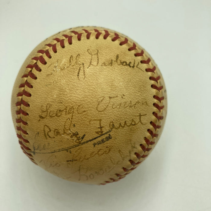 Whitey Ford Pre Rookie 1947 Butler Yankees Minor League Team Signed Baseball JSA