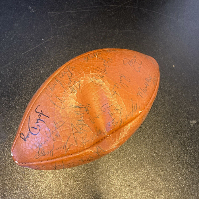 1988 Green Bay Packers Team Signed Wilson NFL Game Football JSA COA