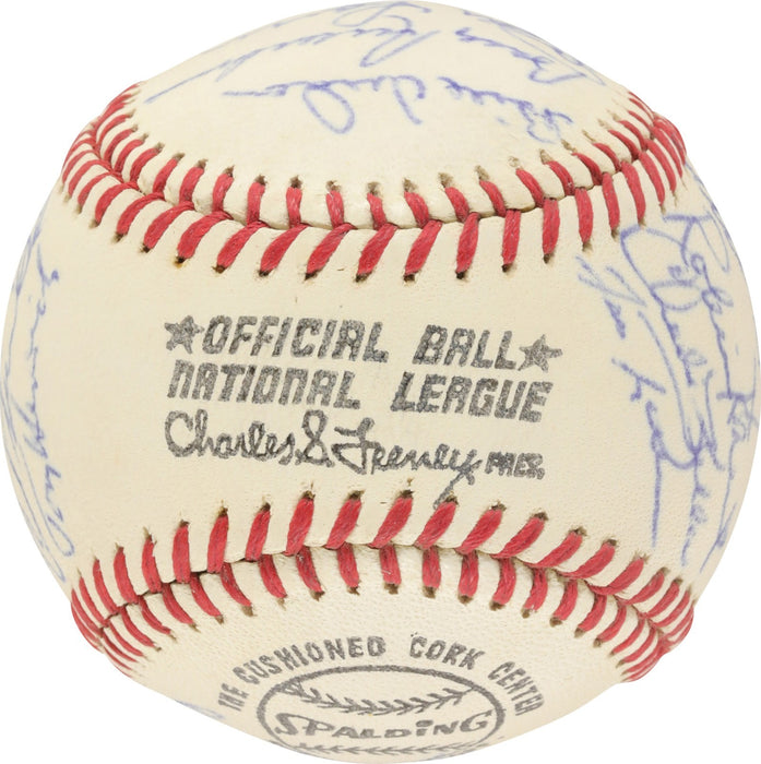 Mickey Mantle Joe Dimaggio Sweetspot Yankees Greats Signed Baseball JSA COA