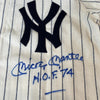 The Finest Mickey Mantle "Hall Of Fame 1974" Signed New York Yankees Jersey JSA