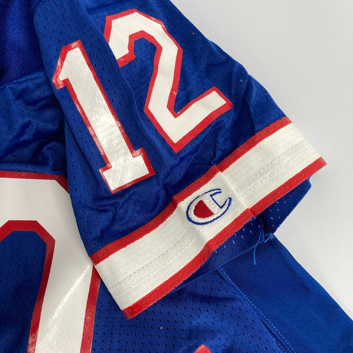 Jim Kelly Signed Buffalo Bills Authentic Champion Game Model Jersey JSA COA