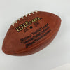 Johnny Unitas Signed Autographed Wilson NFL Game Football With JSA COA