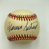 Maurice Richard Single Signed Baseball NHL HOF Montreal Canadiens JSA COA RARE