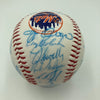 Vintage 1986 New York Mets World Series Champs Team Signed Baseball JSA COA