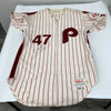 Larry Anderson Bruce Ruffin Game Used Philadelphia Phillies Jersey MEARS A10