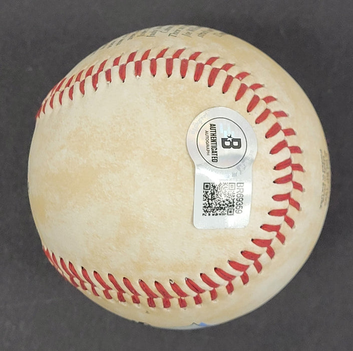 Josh Gibson Jr. Single Signed Negro League Baseball Beckett Certified