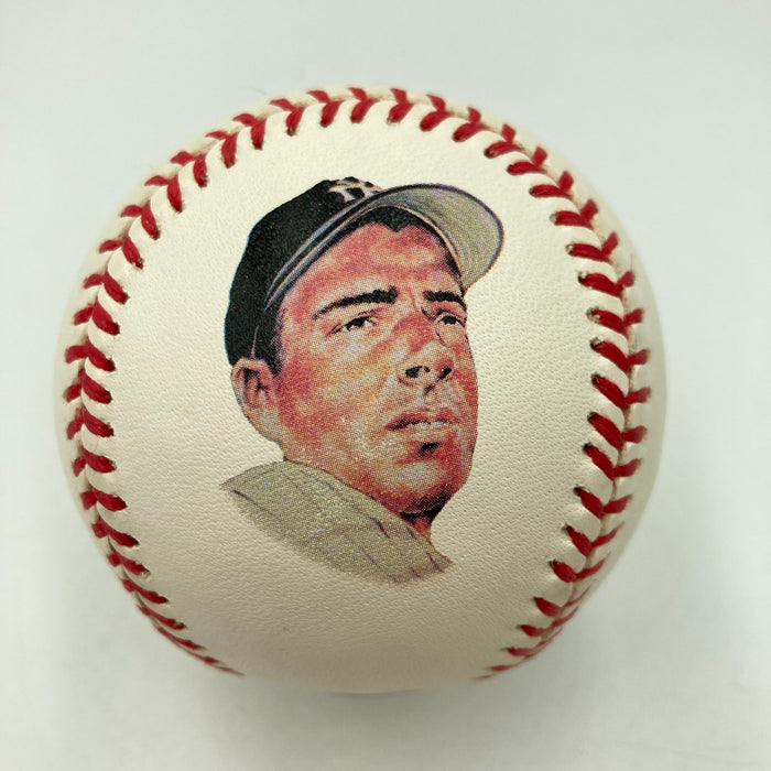 Beautiful Joe Dimaggio Signed American League Baseball PSA Graded MINT 9