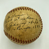 Extraordinary Jesse Burkett Signed Inscribed STAT Baseball JSA COA HOF Dec. 1953