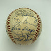 1962 New York Yankees W.S. Champs Team Signed Baseball Mickey Mantle JSA COA