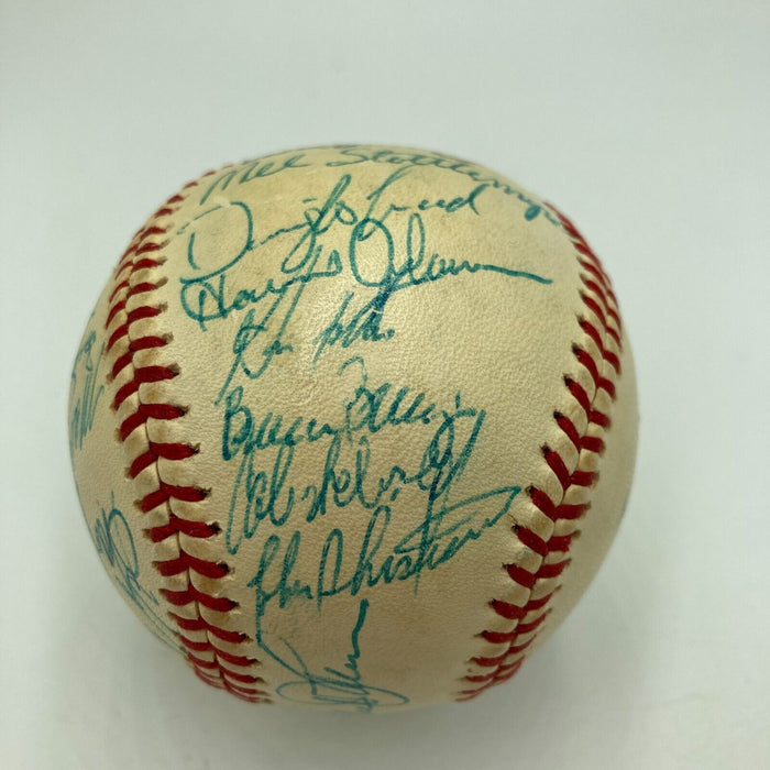 1987 New York Mets Team Signed National League Baseball Gary Carter PSA DNA COA