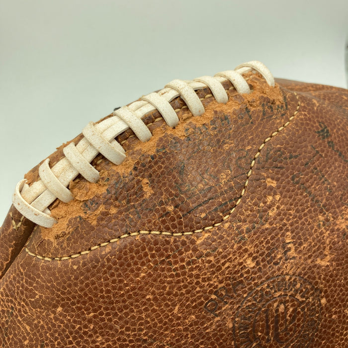 1929 Notre Dame Fighting Irish Undefeated Champs Team Signed Football JSA