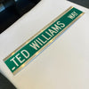 Ted Williams Signed 6x30 Street Sign Ted Williams Way JSA Graded 9 MINT