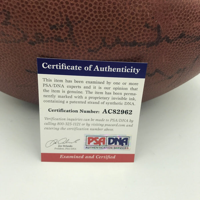 Forrest Gregg Packers Signed Autographed Vintage NFL Wilson Football PSA DNA COA