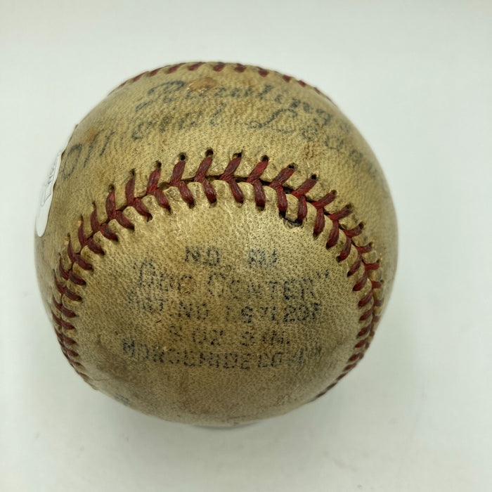 Clark Griffith Single Signed Vintage Official League Baseball JSA COA