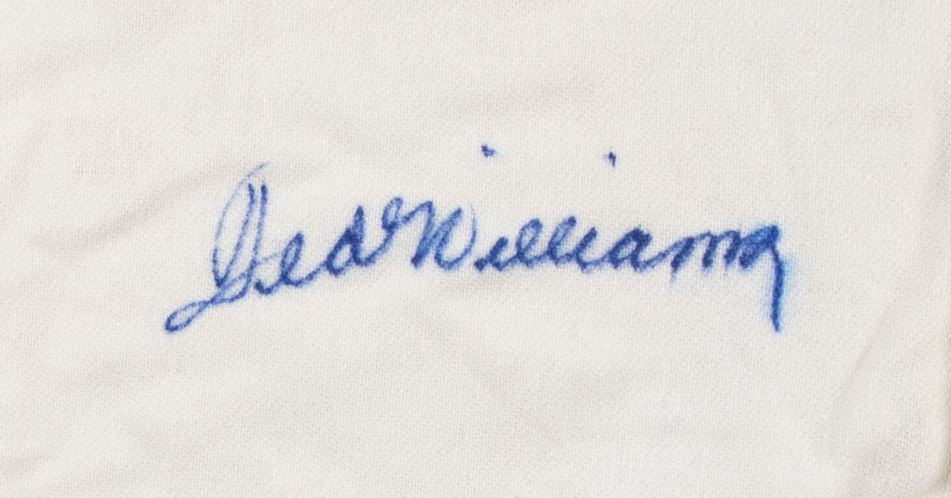 Ted Williams Signed Authentic Boston Red Sox Game Model Jersey Beckett COA