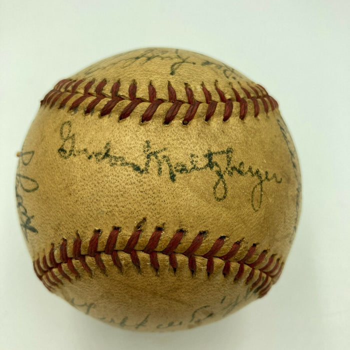 1947 Detroit Tigers & Chicago White Sox Team Signed American League Baseball