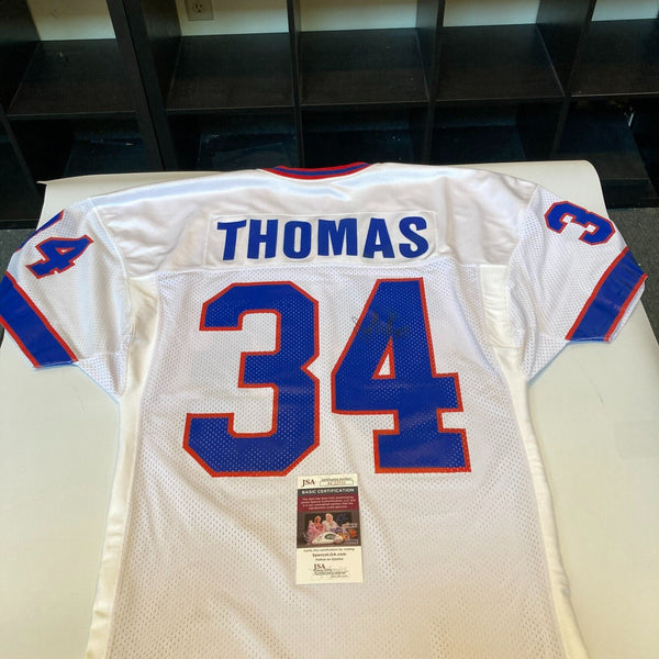 Thurman Thomas Signed 1993 Buffalo Bills Game Issued Jersey JSA COA