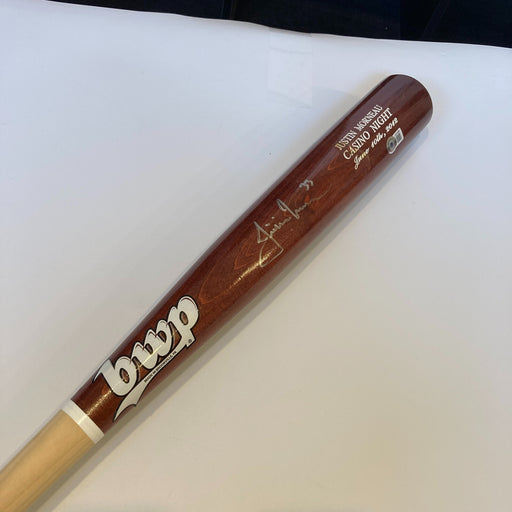 Justin Morneau Signed Game Model Baseball Bat Beckett Hologram