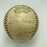 Frankie Frisch Billy Southworth 1925 New York Giants Signed Baseball JSA COA