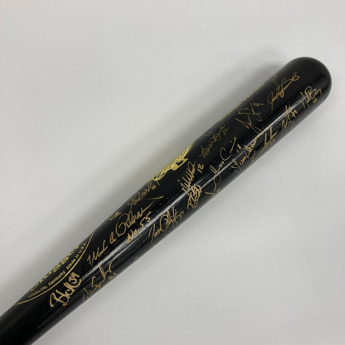 2003 Florida Marlins World Series Champs Team Signed W.S. Bat JSA & Fanatics LOA