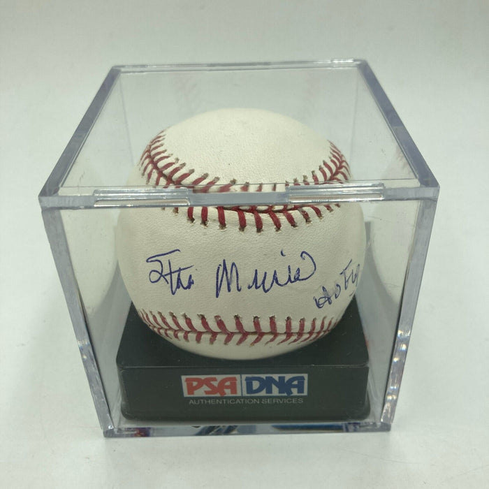 Stan Musial HOF 1969 Signed Baseball PSA DNA Graded 10 GEM MINT