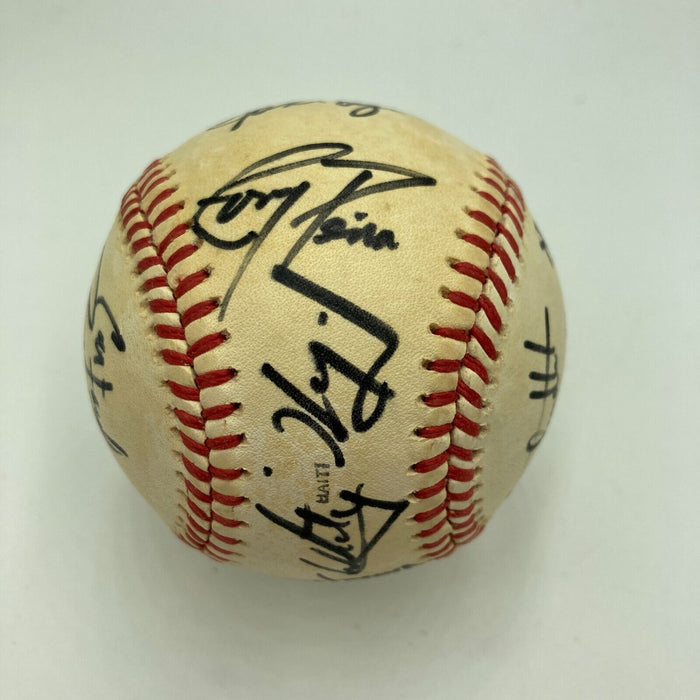 1987 St. Louis Cardinals NL Champs Team Signed World Series Baseball JSA COA