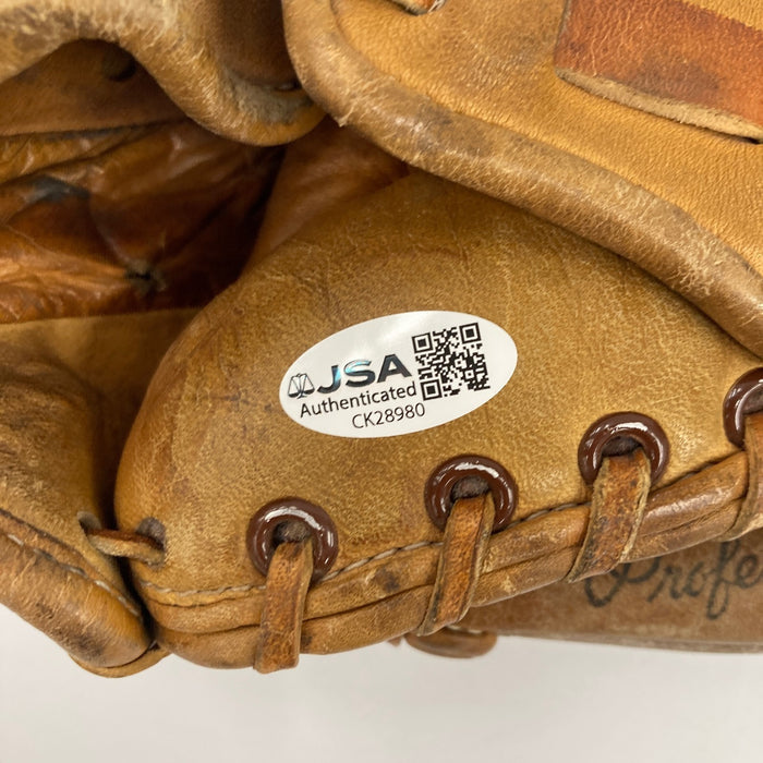 Stan Musial Signed 1950's Baseball Glove JSA COA