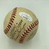 Jack Brickhouse Signed Vintage 1950's National League Giles Baseball JSA COA