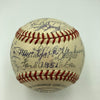 The Finest 1951 Yankees WS Champs Team Signed Baseball Mickey Mantle Rookie PSA